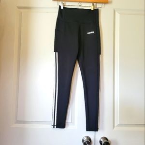 Adidas Ladies' High Waist 7/8 3-Stripe Active Tight W/ Pocket F21